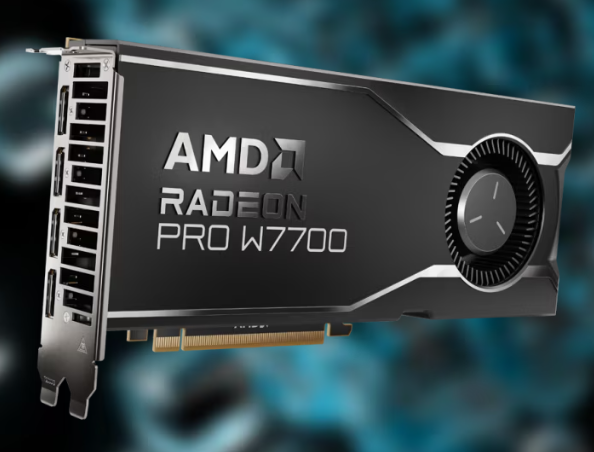 全新 AMD Radeon PRO W7700 GPU